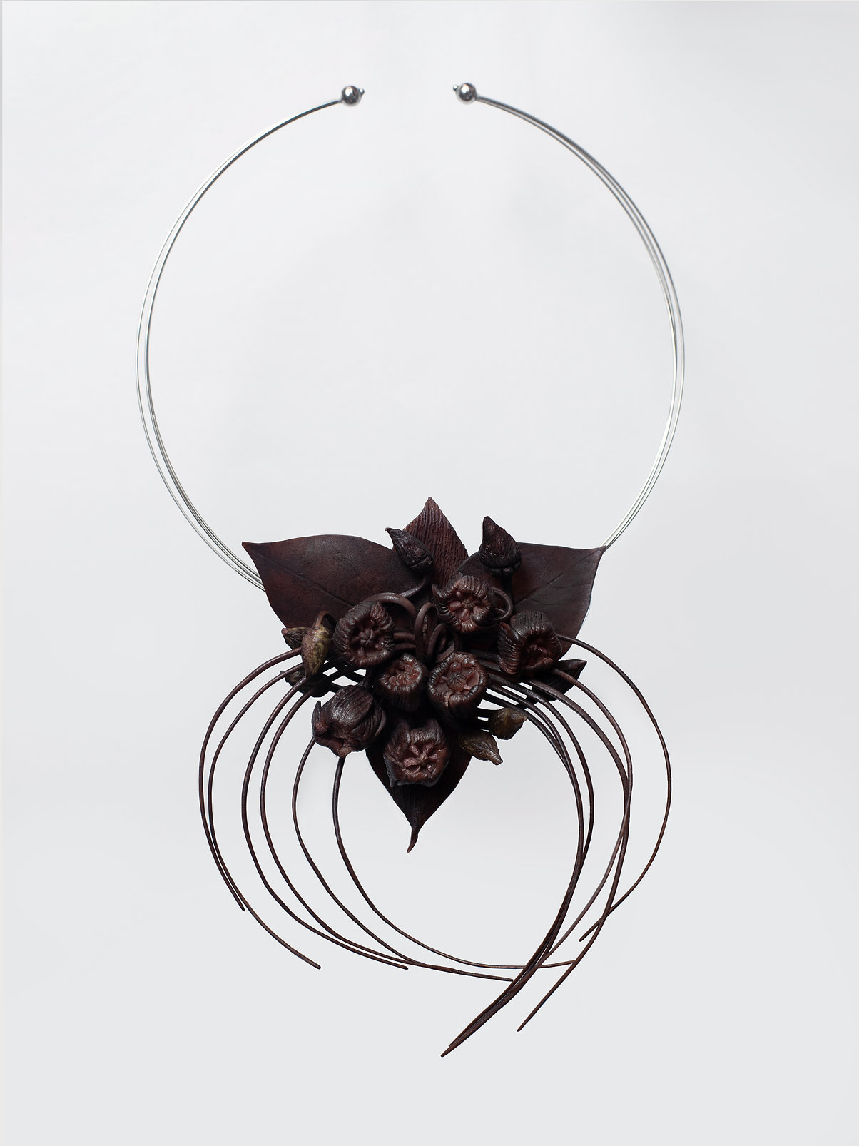 Bat flower necklace